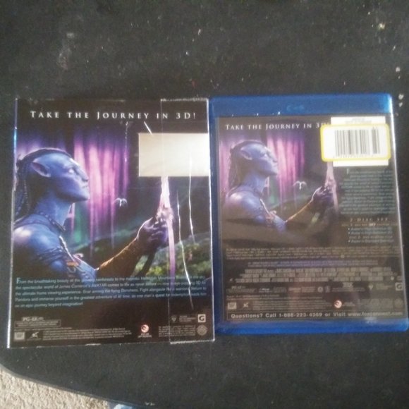 james cameron's avatar (3d blu ray, blu ray, and dvd) lentucular slipcover - Picture 2 of 3